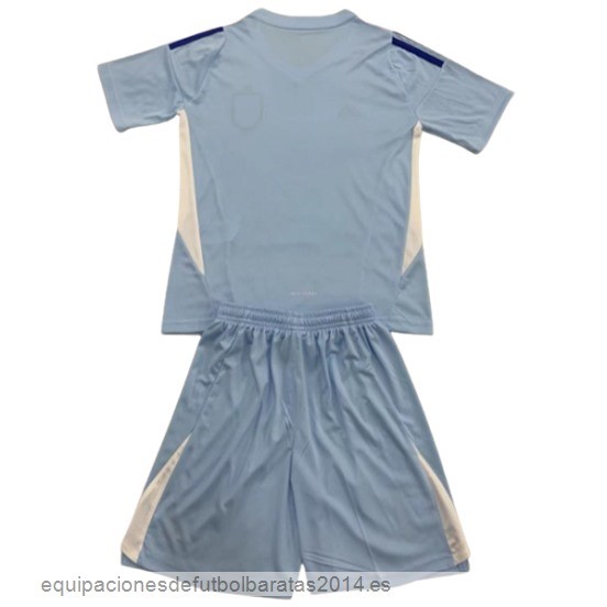 Nuevo Portero Conjunto De Hombre Espana 2024 Azul Baratas